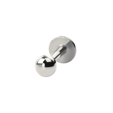 Push-in labret titaanist