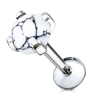Labret eri tüüpi kivikestega