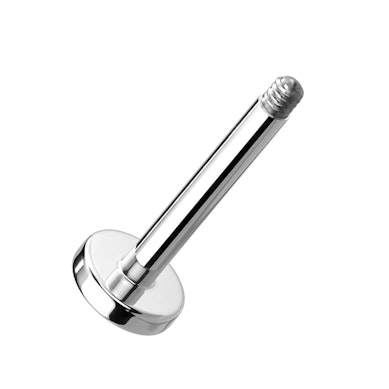 Titaanist sirge labret kinnituseta