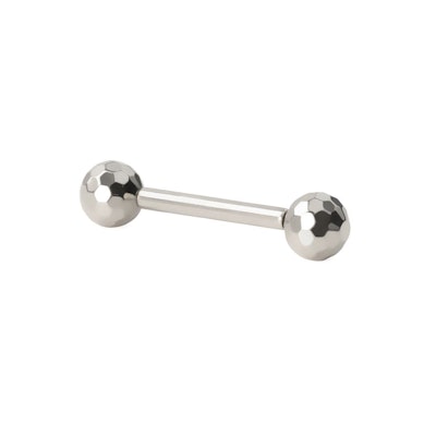 Titaanist push in barbell diskokuulidega