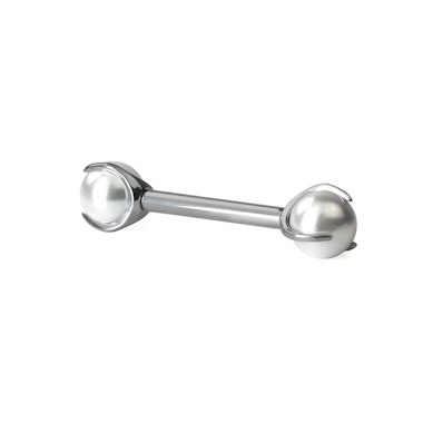 Titaanist pärlitega nibu barbell