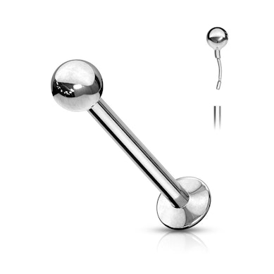 Kirurgilisest terasest push-in labret