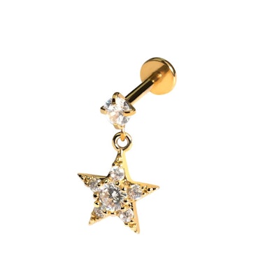 Täheripatsiga labret kivikestega