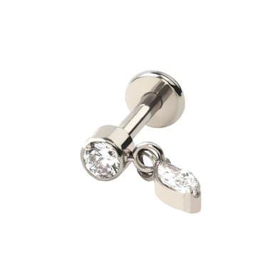 Titaanist labret markiisi ripatsiga