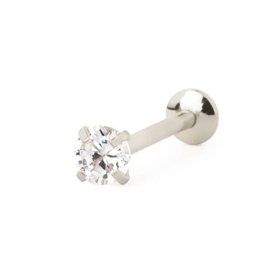 Push-in labret kiviga
