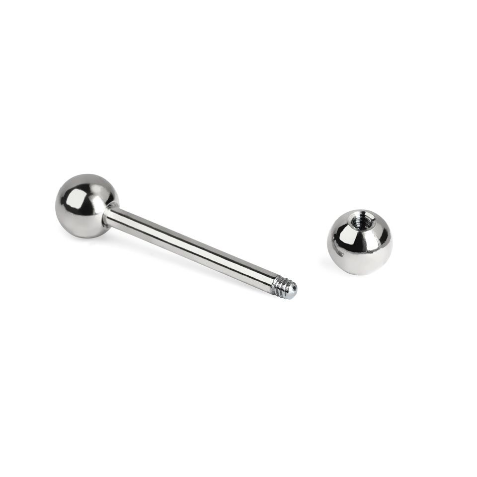 Sirge titaanist barbell neet