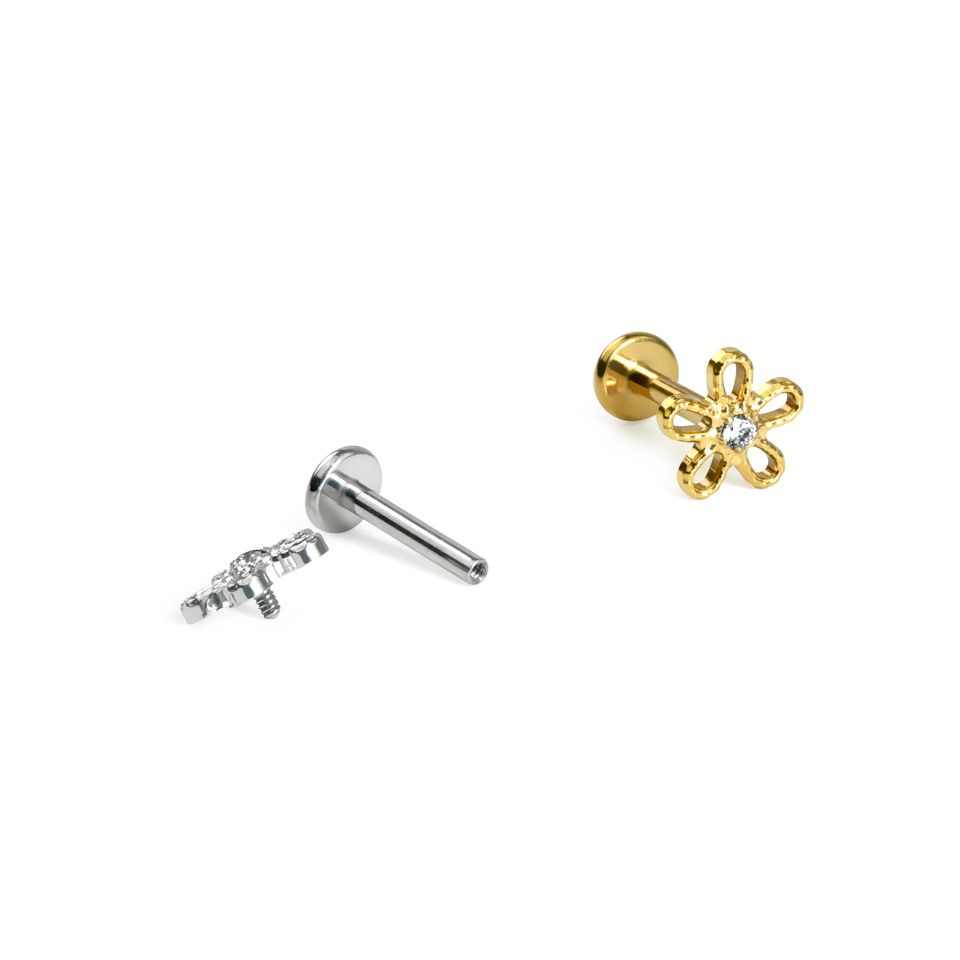 Lillega titaanist labret