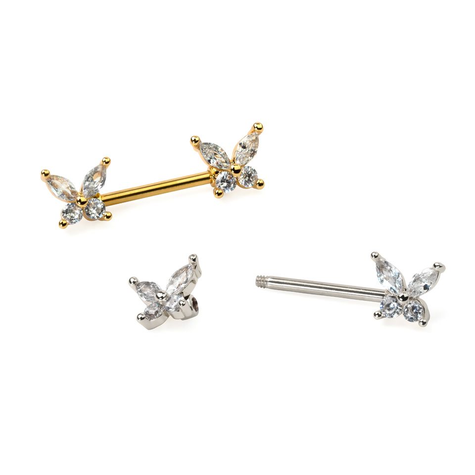 Nibu barbell liblika otstega