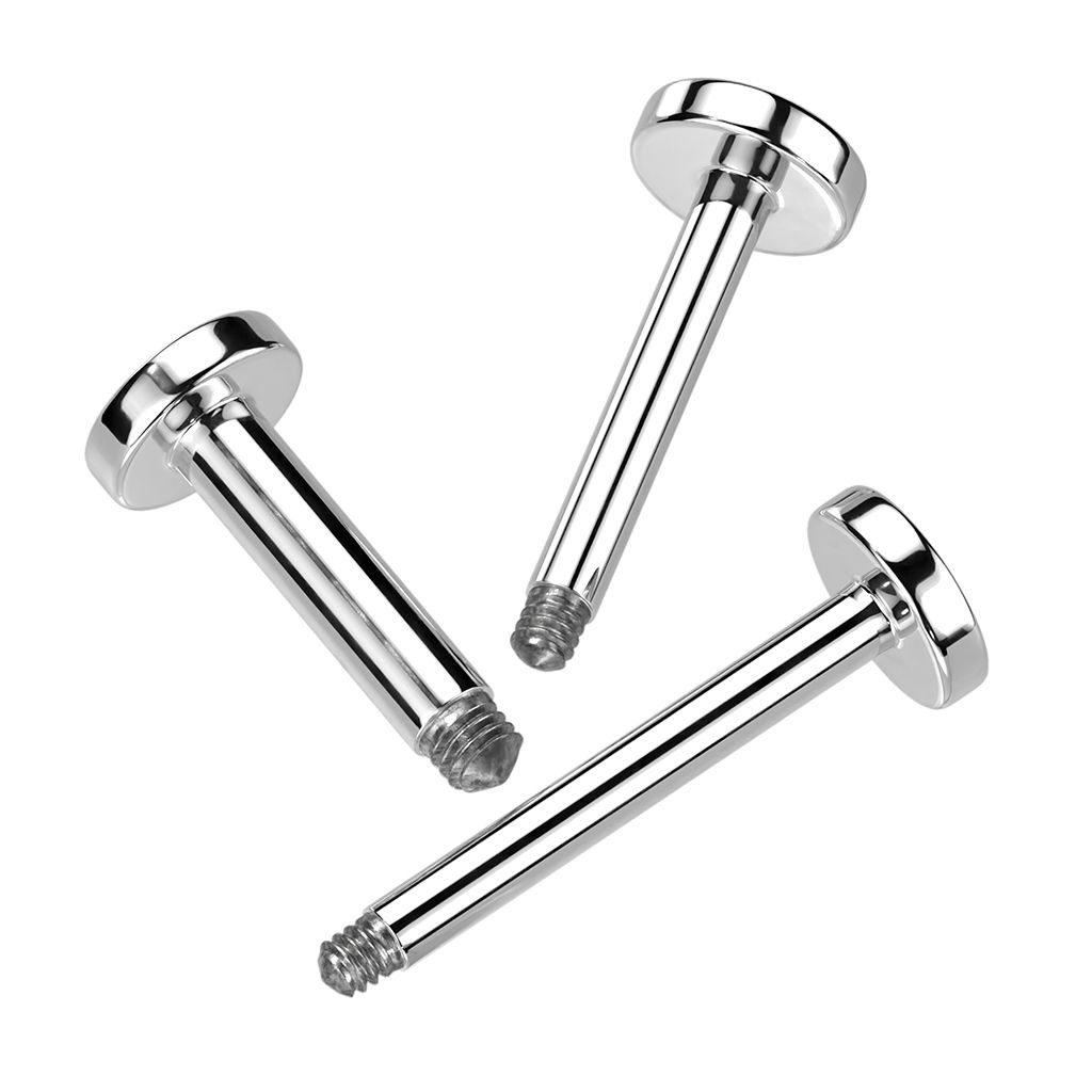 Titaanist sirge labret kinnituseta