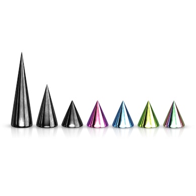 Koonusekujuline needikinnitus - eri värvides ja suurustes