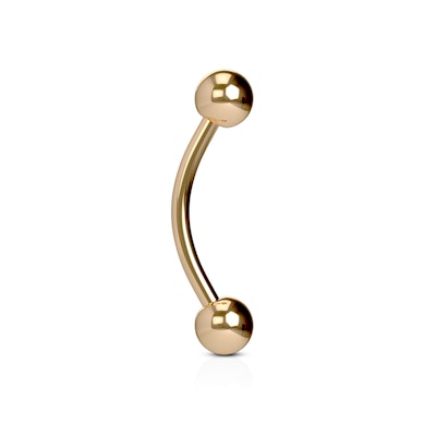 Punase kullaga kaetud kaardus neet