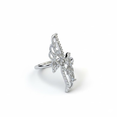 Kõrvamansett tiibadega kirurgilisest terasest