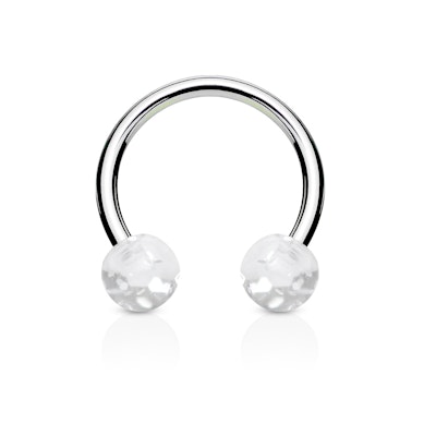 Hobuseraua kujuline neet värviefektidega kuulikestega