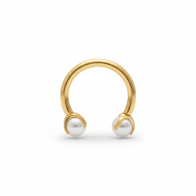 Titaanist hobuseraud pärlitega