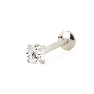 Push-in labret kiviga