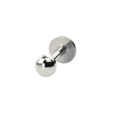 Push-in labret titaanist