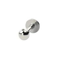 Push-in labret titaanist