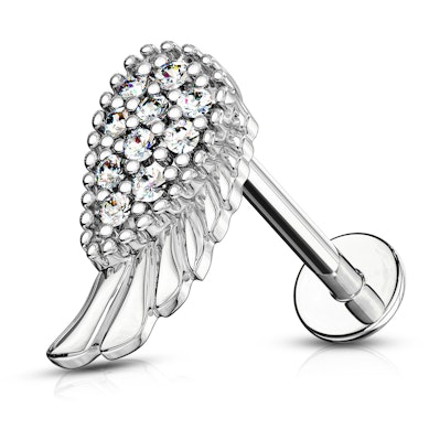 Ingli tiivakujuline labret paljude kivikestega