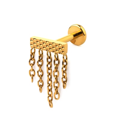 Nelinurkne labret kettidega