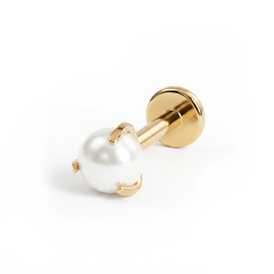 Pärliga titaanist labret