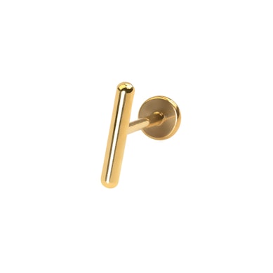 Titaanist labret ribaga