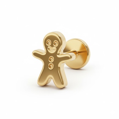 Titaanist piparkoogiga labret