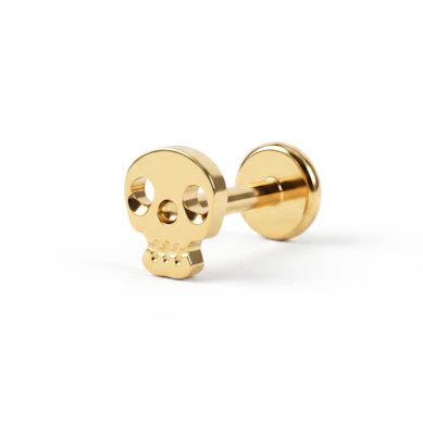 Titaanist luupea labret