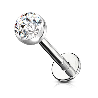 Labret neet kristallkivikese kaunistusega