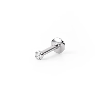 Sisekeermega labret väikse kiviga