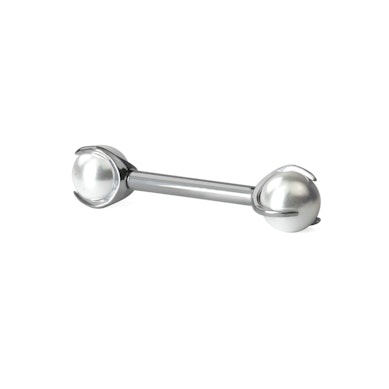Titaanist pärlitega nibu barbell