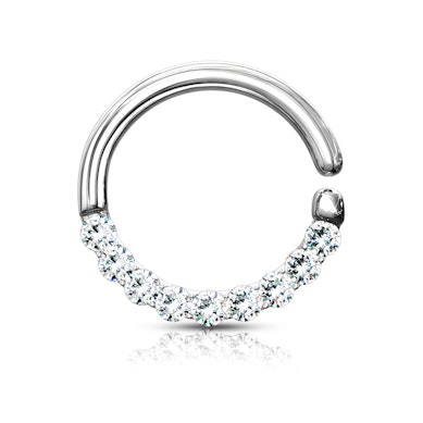 Septum rõngas kivikestega osaga