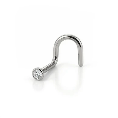 Kirurgilisest terasest ninaehe, eri värvitoonides kivikesega