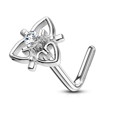 Ninaneet filigraansete südamete ja kivikesega