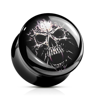 Pealuu kujutisega akrüülist plug