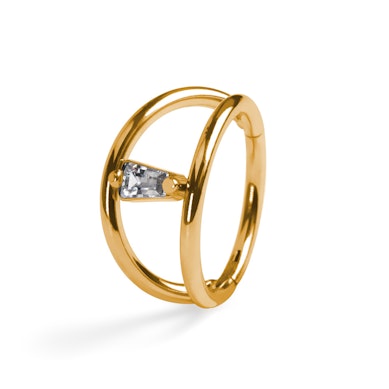 Titaanist topeltrõngas ühendava kiviga