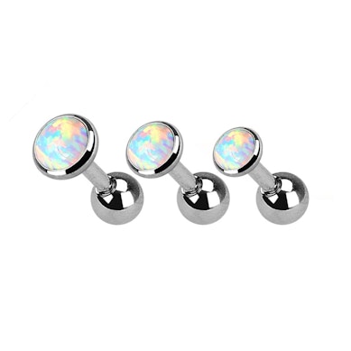 Kõrvaneedi komplekt opaali kivikesega