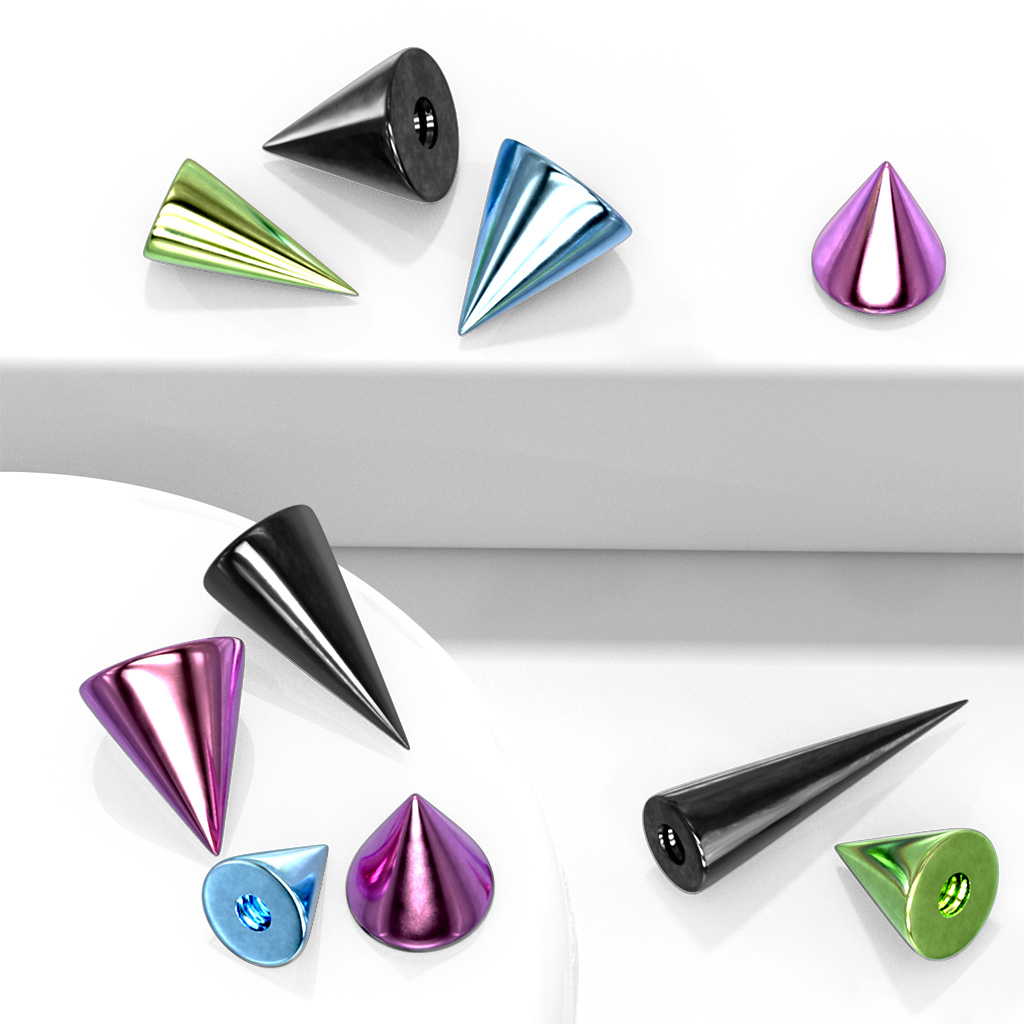 Koonusekujuline needikinnitus - eri värvides ja suurustes