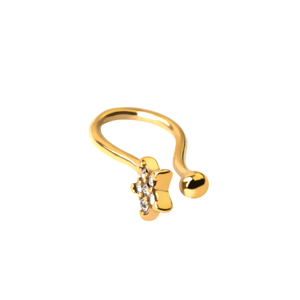 Võlts ninaneet tähega kirurgilisest terasest