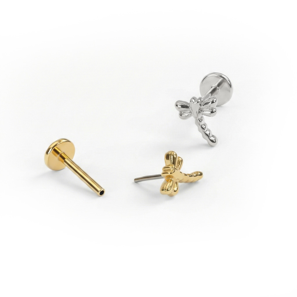 Kiiliga titaanist labret