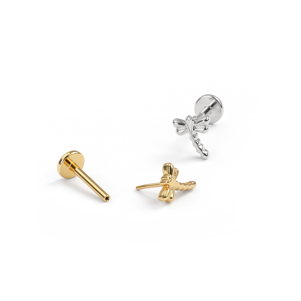 Kiiliga titaanist labret