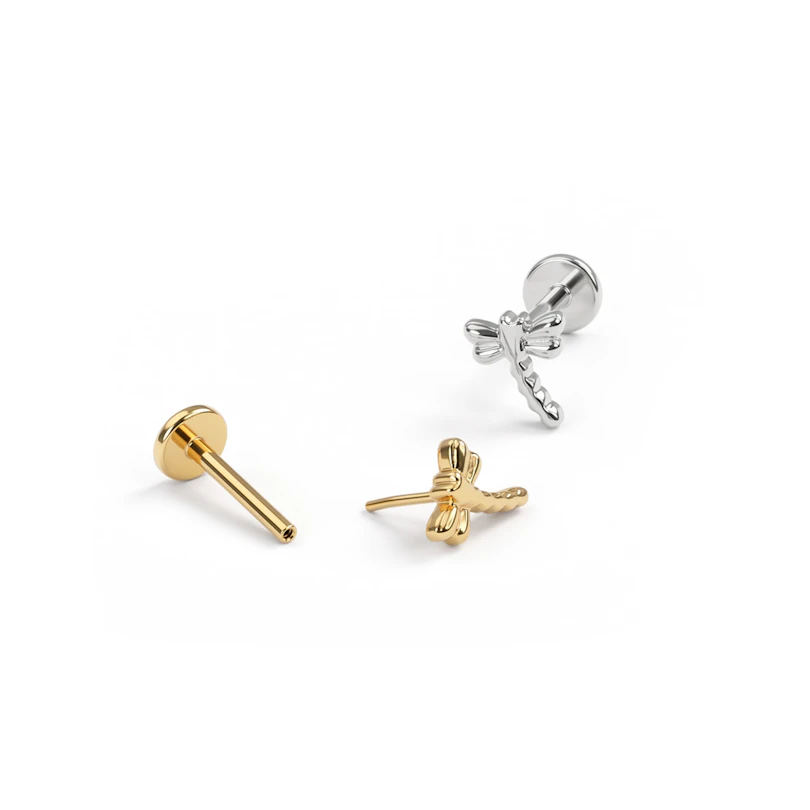 Kiiliga titaanist labret