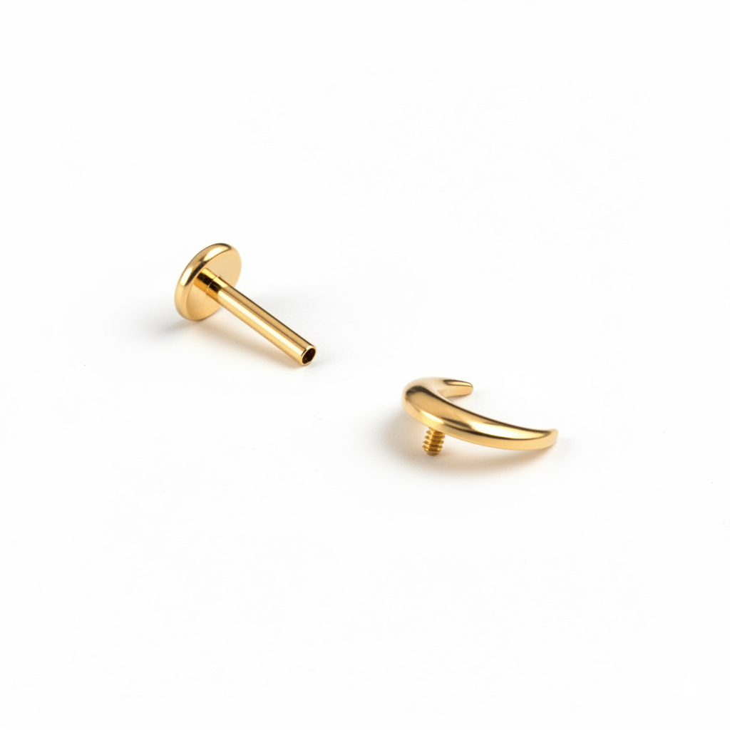 Titaanist poolkuu labret