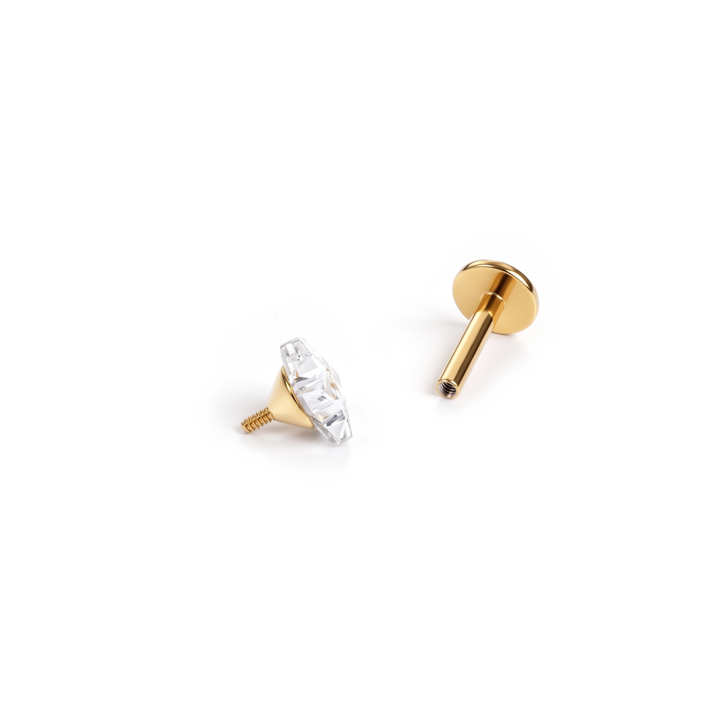 Tähekujulise kiviga labret