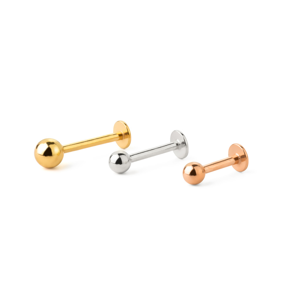 Titaanist labretneet sisekeermega mitmes värvis