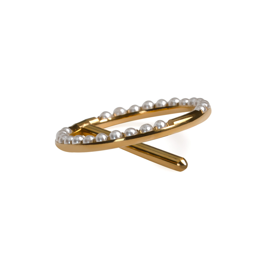 Pärlitega titaanist nibuklikker