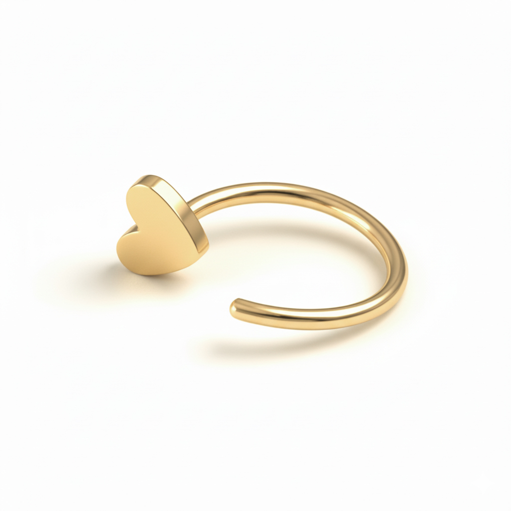 Südamega titaanist avatud rõngas