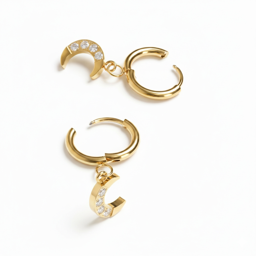 Kuuripatsiga rõngaste paar