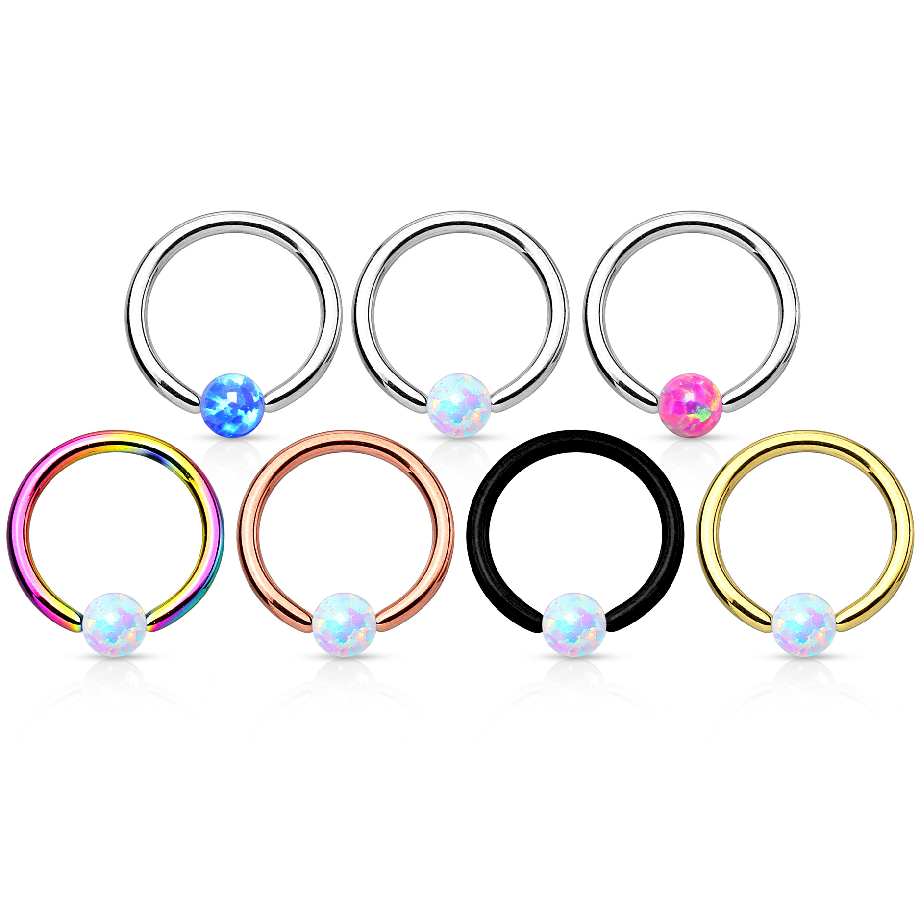 Opaali kuuliga rõngas