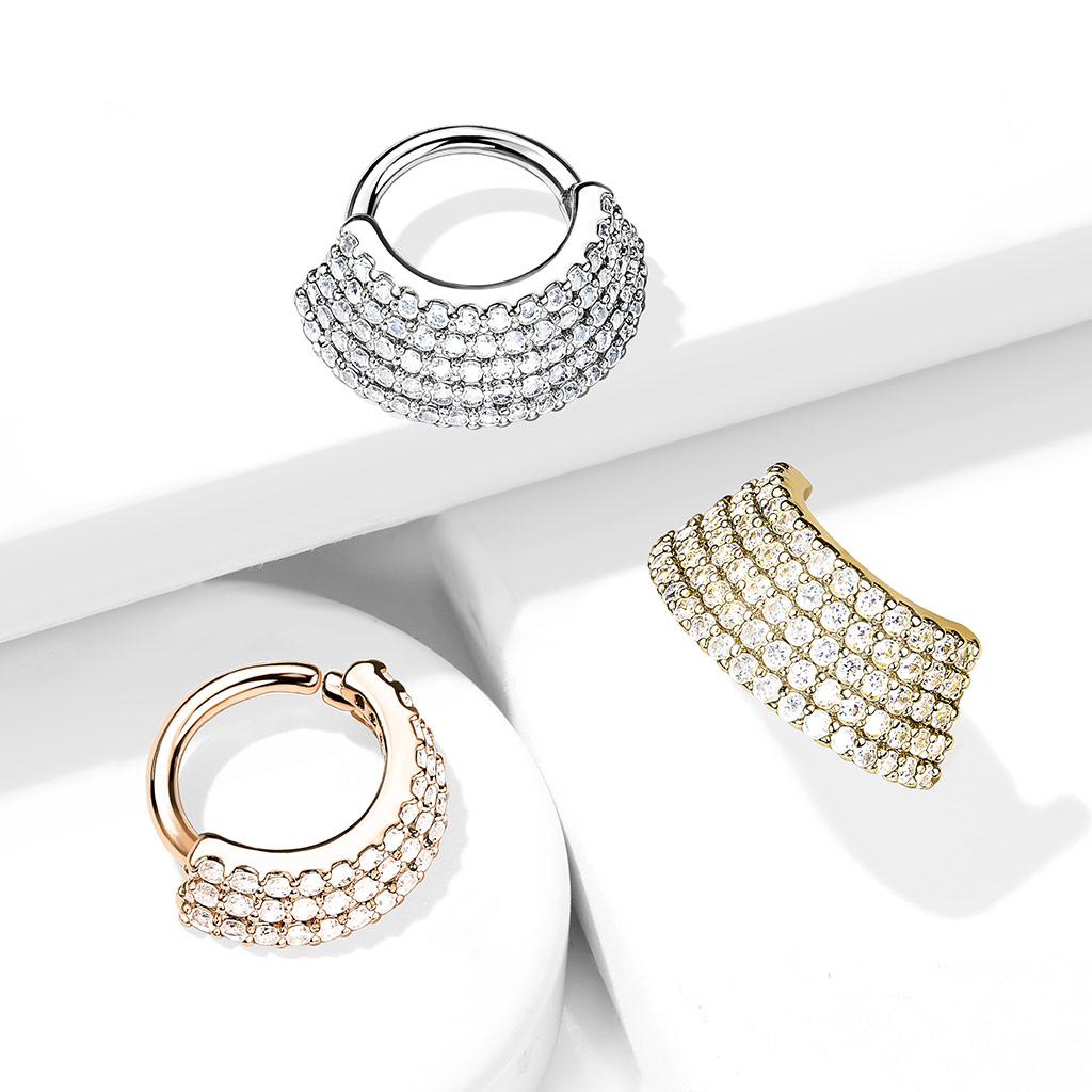 Kihiline rõngas poolvääriskividega